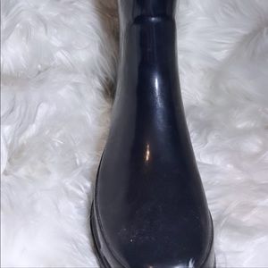 Hey these are outdoor rain boots only worn once , they are very simple and cute